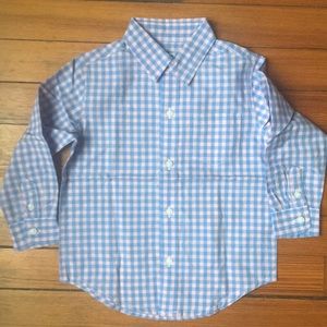 Janie and Jack gingham 2T shirt NWT
